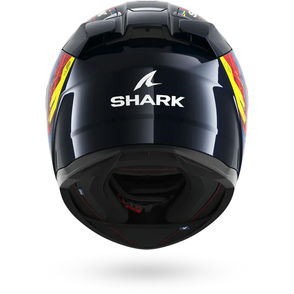 SHARK D-SKWAL 3 SPEED-VIB MOTORCYCLE HELMET BLUE RED BLUE