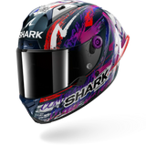 SHARK AERON-GP FIM Carbon Full-Face Motorcycle Helmet Violet White