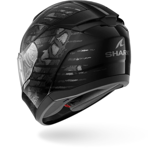 SHARK RIDILL 2 REPTAIA MOTORCYCLE HELMET BLACK ANTHRA SILVER