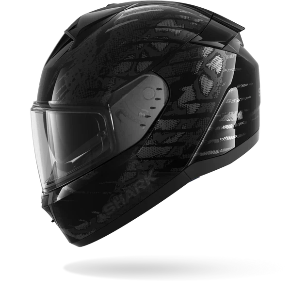 SHARK RIDILL 2 REPTAIA MOTORCYCLE HELMET BLACK ANTHRA SILVER
