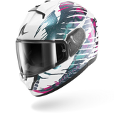 SHARK RIDILL 2 REPTAIA MOTORCYCLE HELMET WHITE VIOLET CHAMELEON