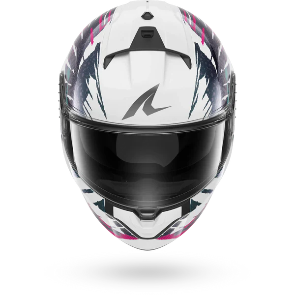 SHARK RIDILL 2 REPTAIA MOTORCYCLE HELMET WHITE VIOLET CHAMELEON