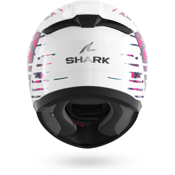 SHARK RIDILL 2 REPTAIA MOTORCYCLE HELMET WHITE VIOLET CHAMELEON