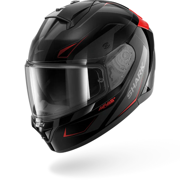 SHARK  RIDILL 2 MEKARIUM NEGRO Anthra  Rojo Casco De Moto