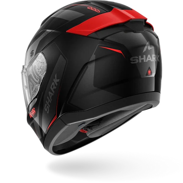 SHARK  RIDILL 2 MEKARIUM NEGRO Anthra  Rojo Casco De Moto