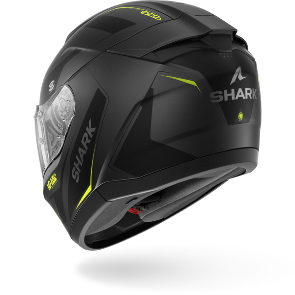 SHARK RIDILL 2 MEKARIUM MOTORCYCLE HELMET MAT ANTHRA YELLOW