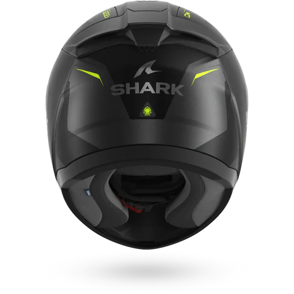 SHARK RIDILL 2 MEKARIUM MOTORCYCLE HELMET MAT ANTHRA YELLOW