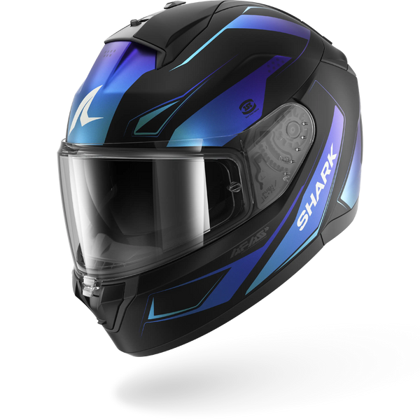 SHARK RIDILL 2 MEKARIUM MOTORCYCLE HELMET MAT BLACK BLUE