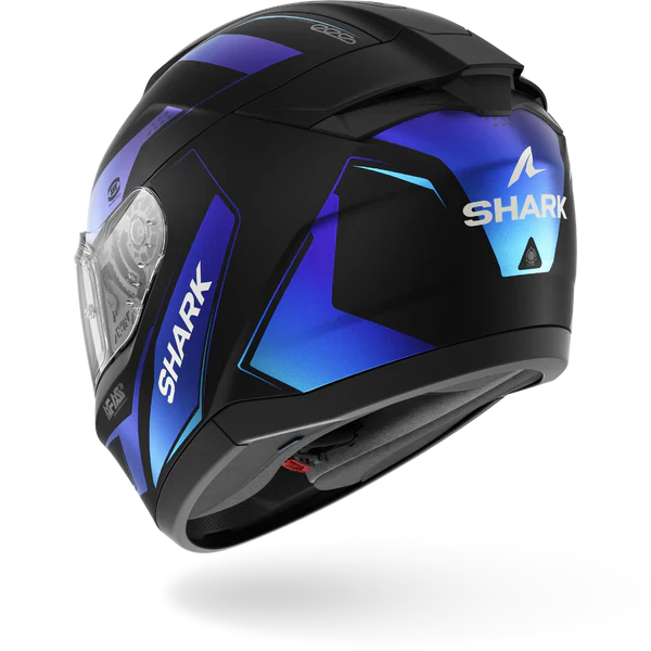 SHARK RIDILL 2 MEKARIUM MOTORCYCLE HELMET MAT BLACK BLUE