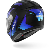 SHARK RIDILL 2 MEKARIUM MOTORCYCLE HELMET MAT BLACK BLUE