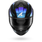 SHARK RIDILL 2 MEKARIUM MOTORCYCLE HELMET MAT BLACK BLUE