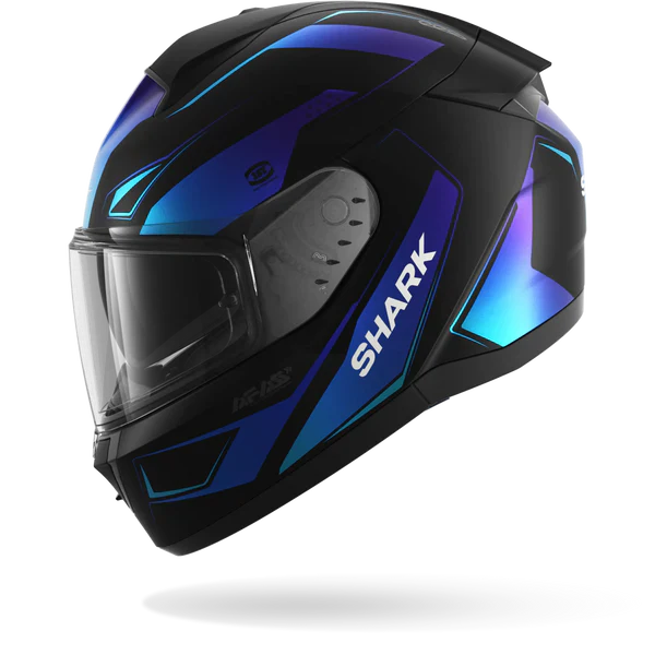 SHARK RIDILL 2 MEKARIUM MOTORCYCLE HELMET MAT BLACK BLUE