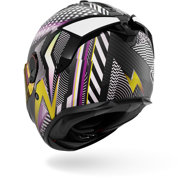 SHARK SPARTAN GT PRO CARBON STHYR MOTORCYCLE HELMET MAT CARBON VIOLET CHROME