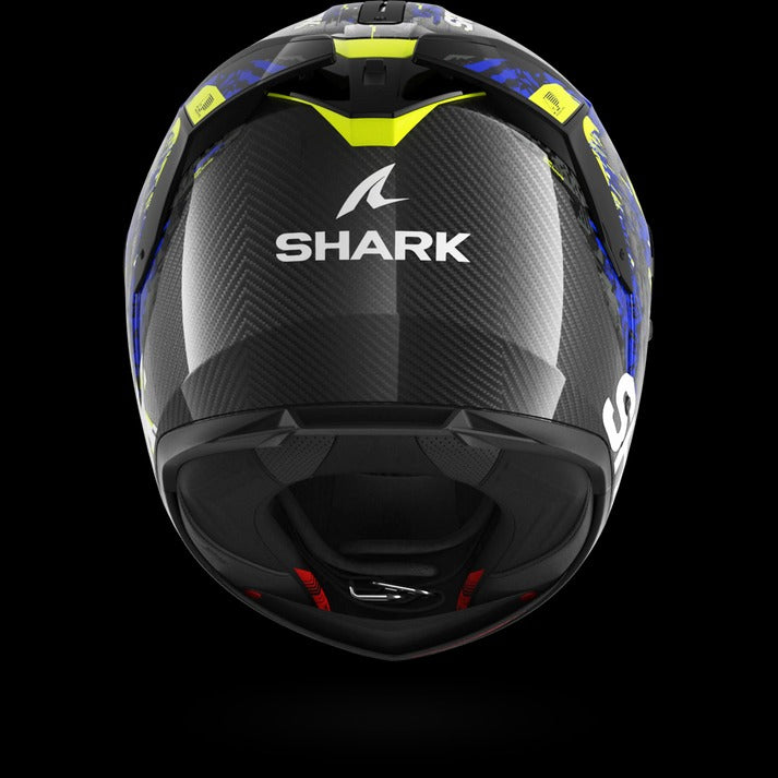 SHARK SPARTAN GT PRO CARBON SPEED-VIB MOTORCYCLE HELMET CARBON ANTHRA BLUE