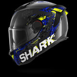 SHARK SPARTAN GT PRO CARBON SPEED-VIB MOTORCYCLE HELMET CARBON ANTHRA BLUE
