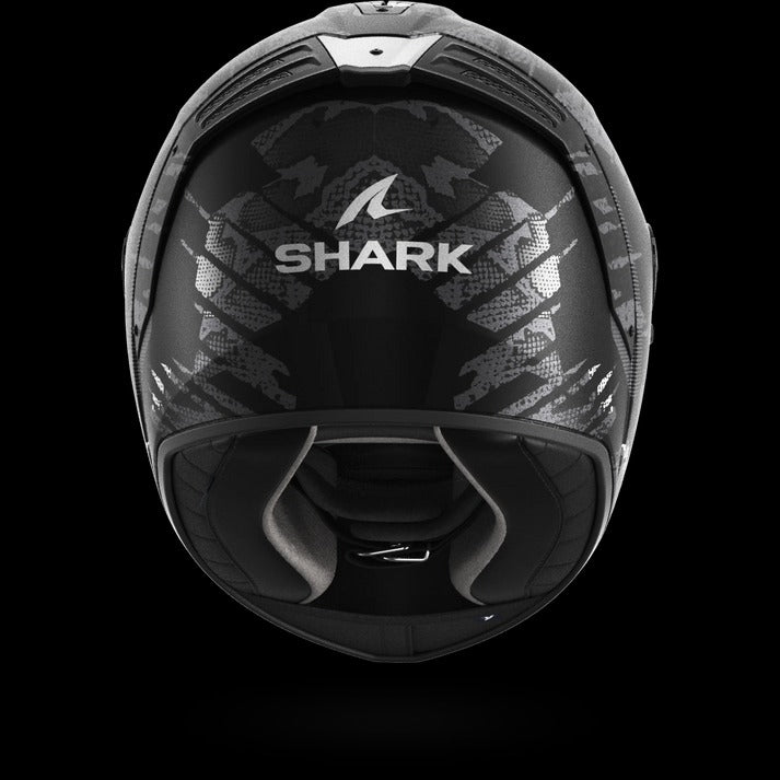 SHARK SPARTAN RS REPTAIA MOTORCYCLE HELMET MAT BLACK ANTHRA