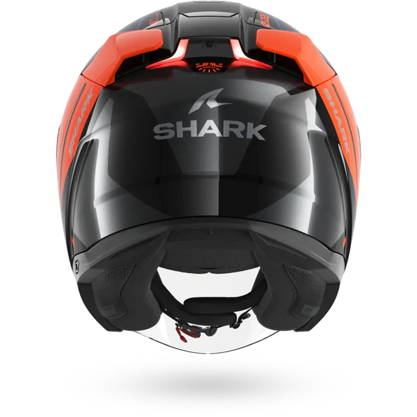 SHARK SKWAL i3 JET MEKARIUM MOTORCYCLE HELMET BLACK CHROME ORANGE