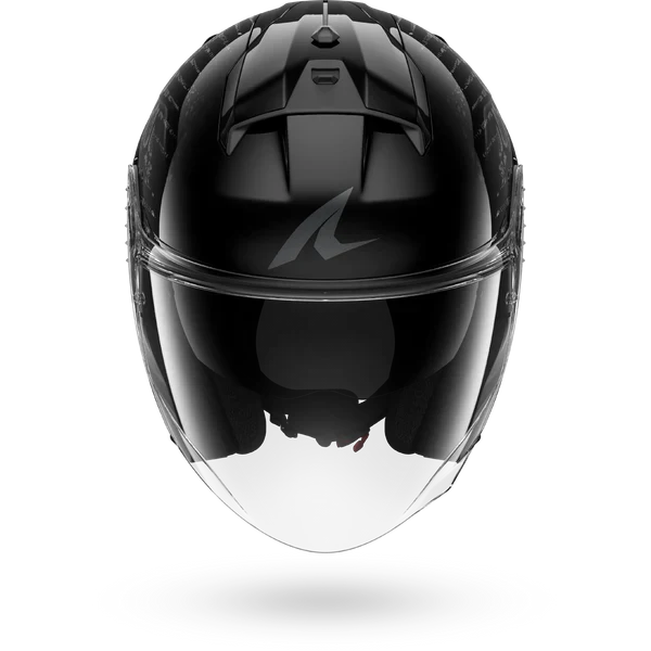 SHARK SKWAL JET REPTAIA MOTORCYCLE HELMET BLACK ANTHRA ANTHRA