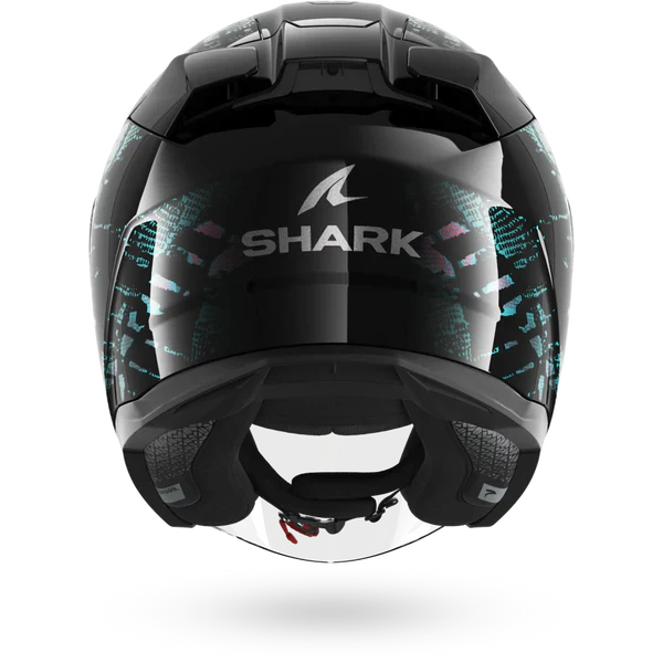 SHARK SKWAL JET REPTAIA MOTORCYCLE HELMET BLACK VIOLET GLITTER