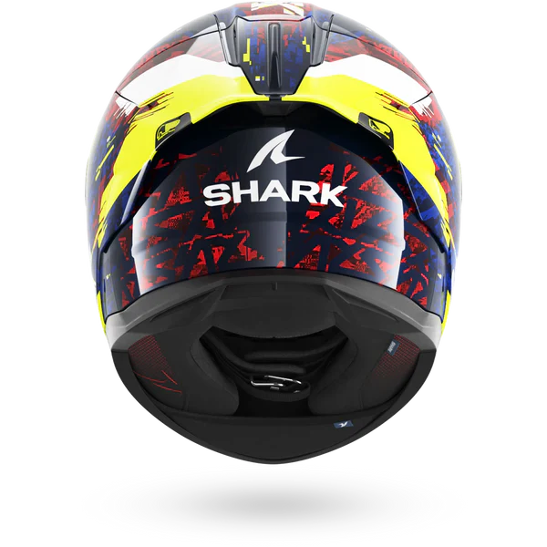 SHARK SKWAL CUP SPEED-VIB MOTORCYCLE HELMET BLUE RED YELLOW