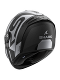 SHARK SPARTAN RS CARBON SHAWN BLACK CHARCOAL MATTE SILVER