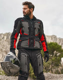 SHIMA HERO 2.0 MEN MOTORCYCLE ADVENTURE JACKET RED