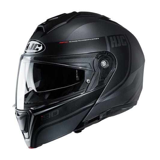 HJC I90 Davan MC5SF Modular Helmet -  Black 