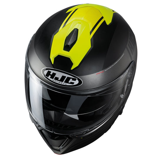 HJC I90 Davan MC5SF Modular Helmet -  Yellow 