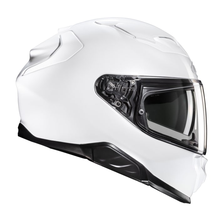 HJC F71 Plain Full Face Helmet Pearl White 