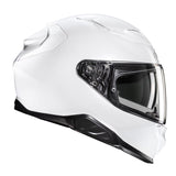 HJC F71 Plain Full Face Helmet Pearl White 