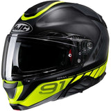HJC-RPHA91 RAFINO MC3HSF Modular Touring Motorbike Helmet Fluo