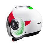 HJC I40N Pyle Full Face Helmet Green White Red