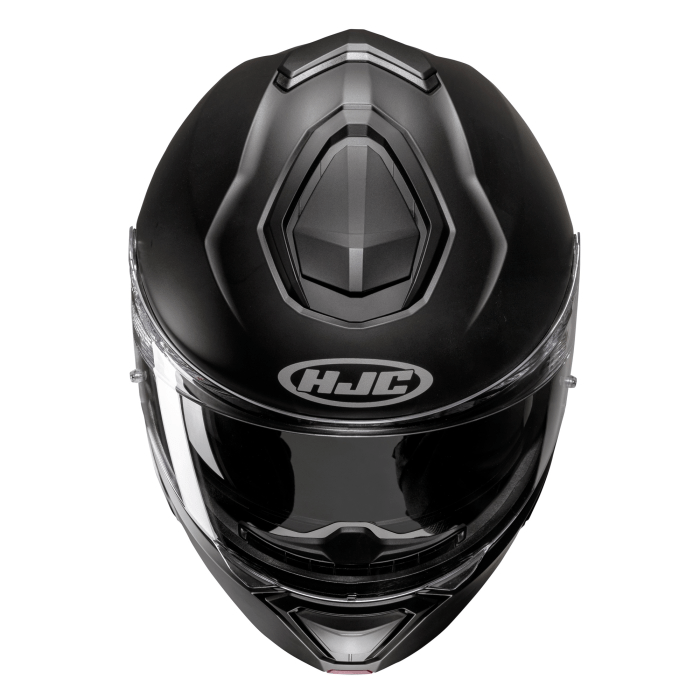 HJC I91 Plain Full Face Motorcycle Helmet  Matt Black Top