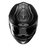 HJC I91 Plain Full Face Motorcycle Helmet  Matt Black Top