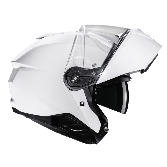HJC I91 Plain Full Face Motorcycle Helmet  Pearl White 