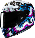 HJC RPHA12 KRAKEN MC28 Motorcycle Full Face Helmet Blue Purple White