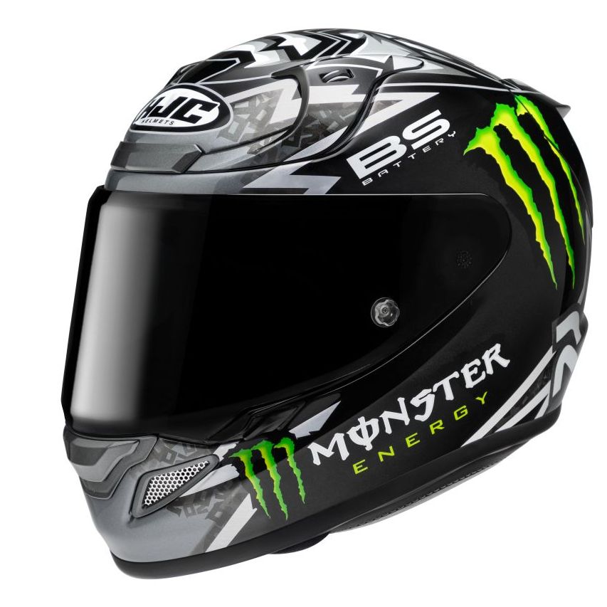 HJC RPHA12 QUARTARARO REPLICA MC5 FULL FACE MOTORBIKE HELMET BLACK