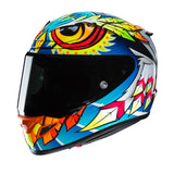 HJC RPHA 12 Spasso MC3H Motorcycle On Road Full Face Helmet Blue Orange Yellow
