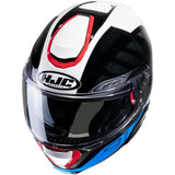 HJC-RPHA91 RAFINO MC21 Modular Motorbike Helmet White Red Blue