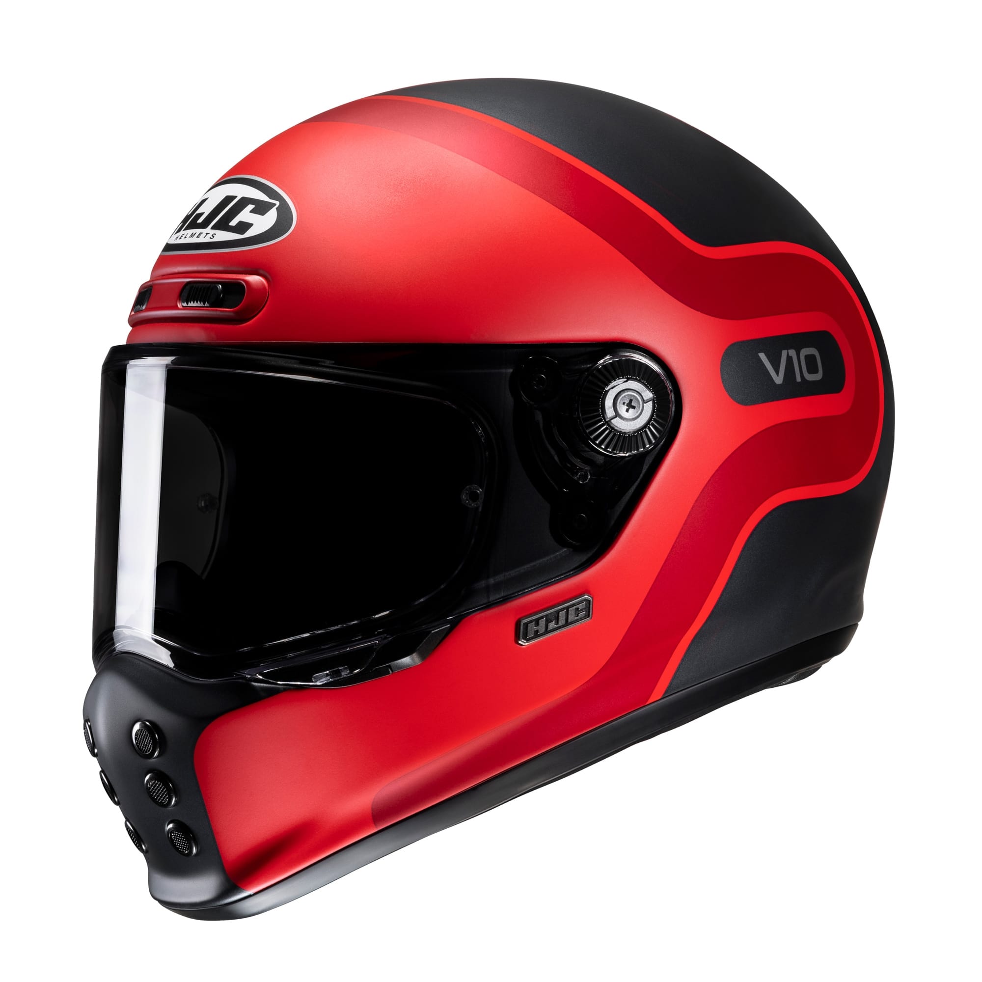 HJC V10 Grape On-Road Full Face Motorcycle Helmet Red