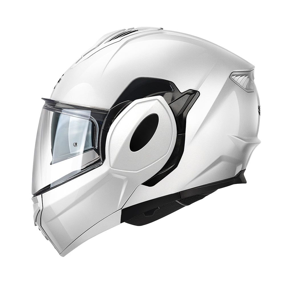 KAPPA CASCO FLIPBACK KV55 BASIC BLANCO BRILLO