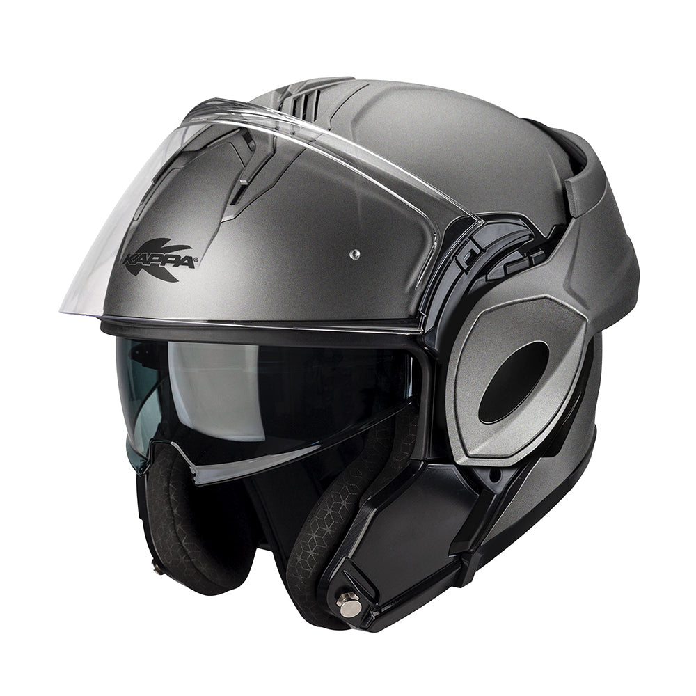 KAPPA FLIPBACK KV55 BASIC Helmet, Matte Titanium