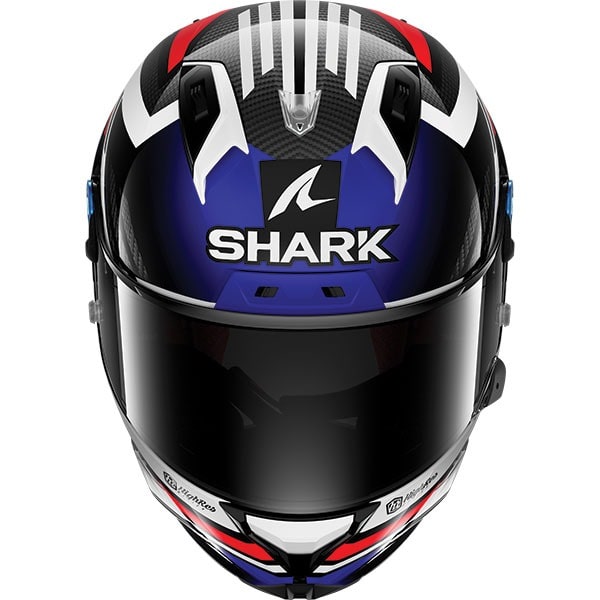 SHARK AERON GP Full-Face Carbon Motorcycle Helmet Black-front