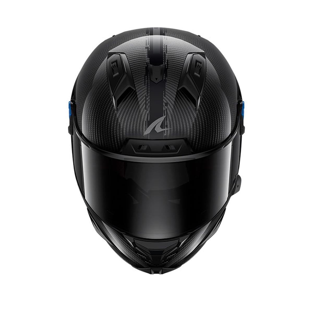 SHARK AERON GP Full-Face Carbon Motorcycle Helmet Black-front