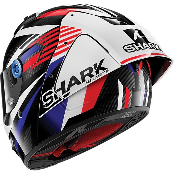 SHARK AERON GP Full-Face Carbon Motorcycle Helmet Black-side back