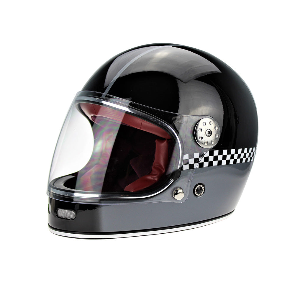Viper F656 Vintage Style Motorcycle Full Face Helmet