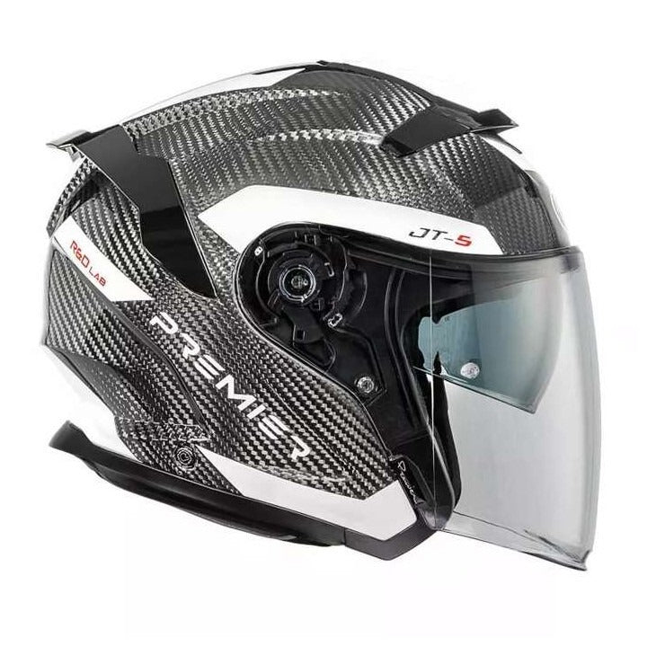PREMIER JT5 CARBON MA 8 CASCO ABIERTO PARA MOTOCICLETA
