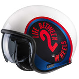  HJC V30 Harvey MC21 Retro Style Open Face Motorcycle Helmet