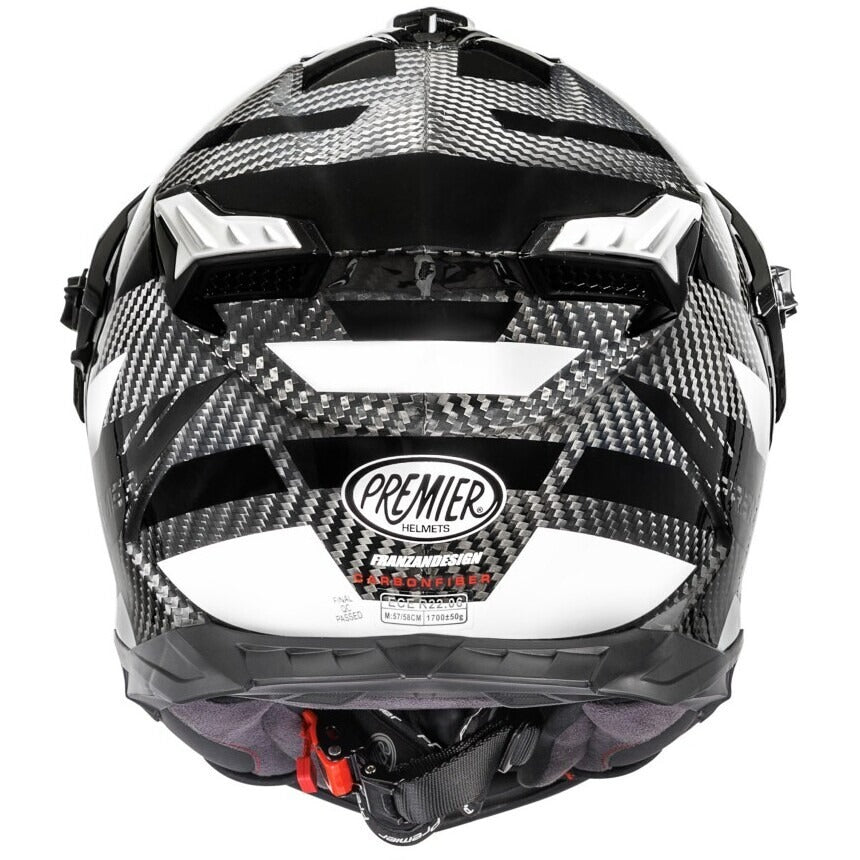 Premier DISCOVERY Carbon EA8 Adventure Motorcycle Helmet