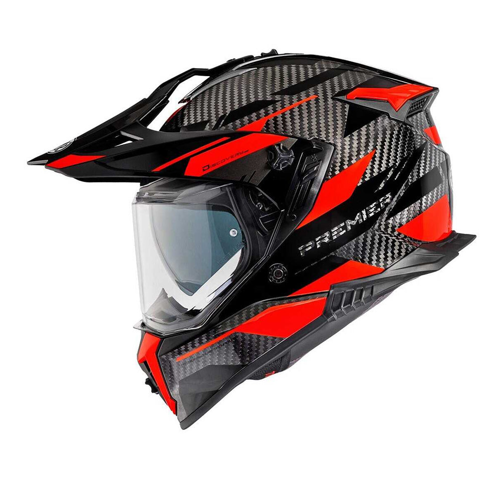 Premier Discovery Carbon EA2 Adventure Motorcycle Helmet